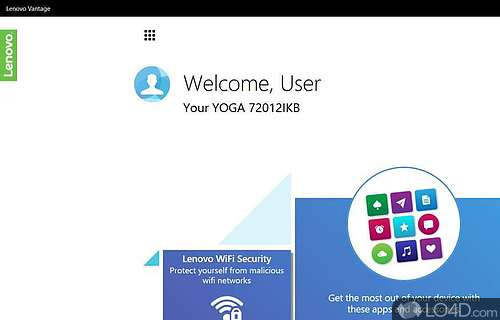 Lenovo Vantage Screenshot