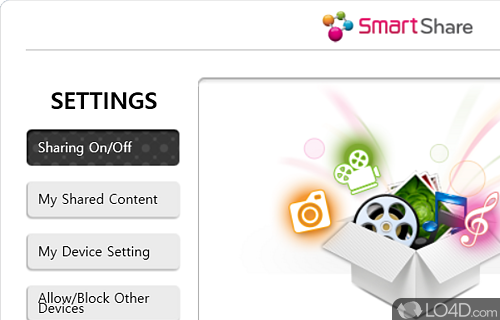 LG Smart Share Screenshot