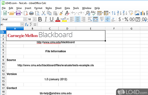 Create text documents and perform complex calculations - Screenshot of LibreOffice