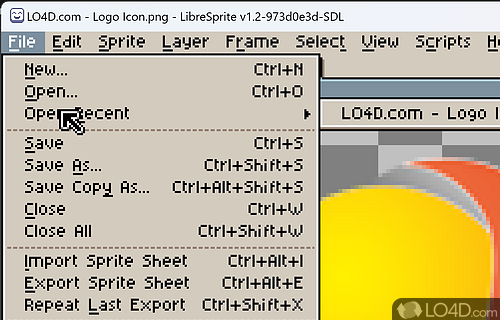 LibreSprite screenshot