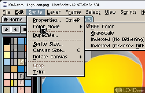 LibreSprite screenshot