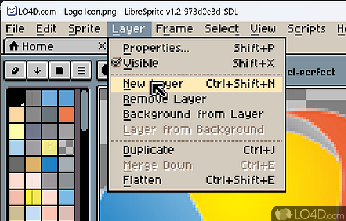 LibreSprite screenshot