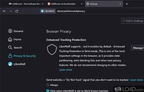 download the new LibreWolf Browser 116.0-1