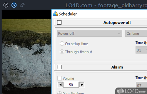 Standard, yet useful media player controls - Screenshot of Light Alloy