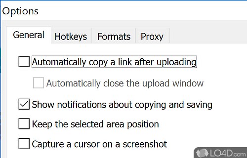 Define and edit coverage area - Screenshot of LightShot