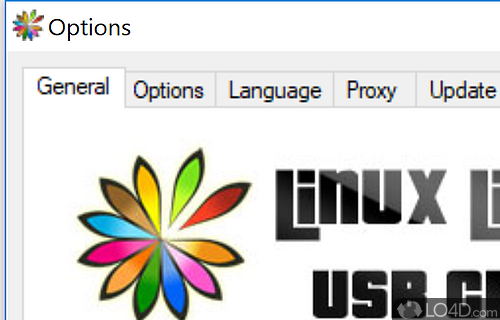 Free and open-source software to easily create Live USB - Screenshot of LiLi USB Creator