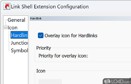 Set junctions and other folder types - Screenshot of Link Shell Extension