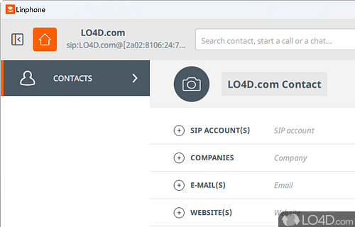 Linphone Screenshot