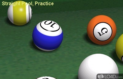 Screenshot of Live Billiards - User interface