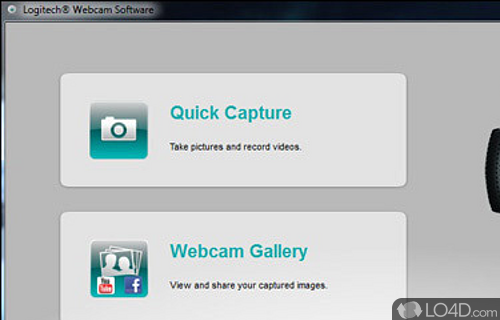 Screenshot of Logitech HD Webcam Software - Set Up Your Logitech Cam With This App