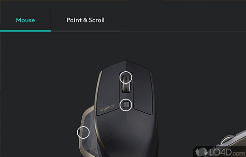 Customize and enhance the functionality of Logitech mice, keyboards or touchpads for specific programs - Screenshot of Logitech Options