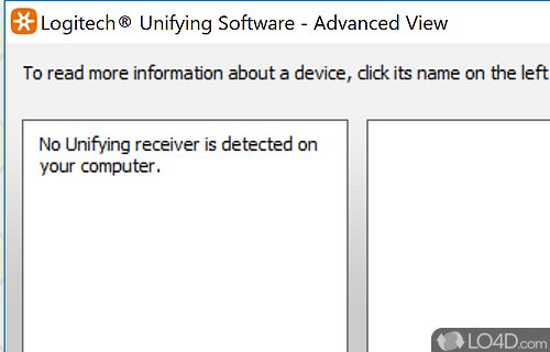Logitech Unifying Software Download - Control center of the Unifying