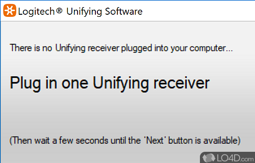 Add or remove - Screenshot of Logitech Unifying Software