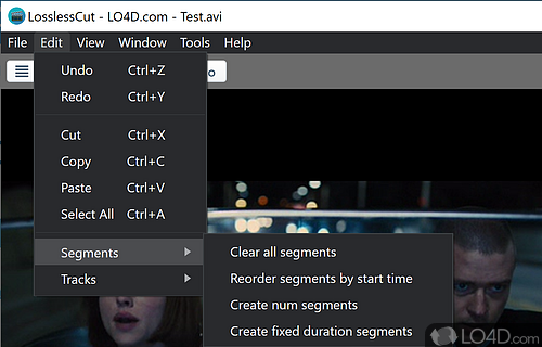 Quick video trimmer and frame capture tool - Screenshot of LosslessCut