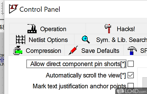 Analog electronic circuit simulator - Screenshot of LTspice