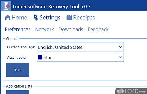 Lumia Software Recovery Tool Screenshot