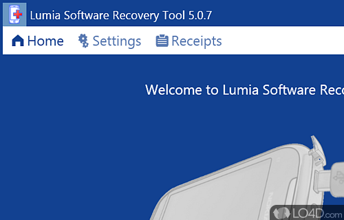 Fix any software issues you might encounter with Nokia device - Screenshot of Lumia Software Recovery Tool