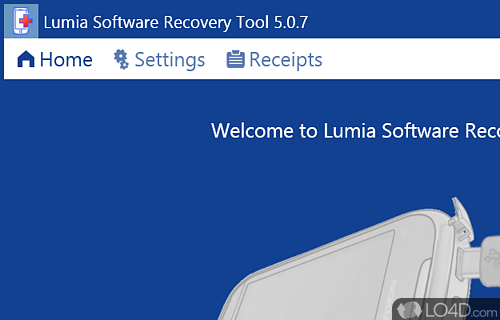 Lumia Software Recovery Tool Screenshot