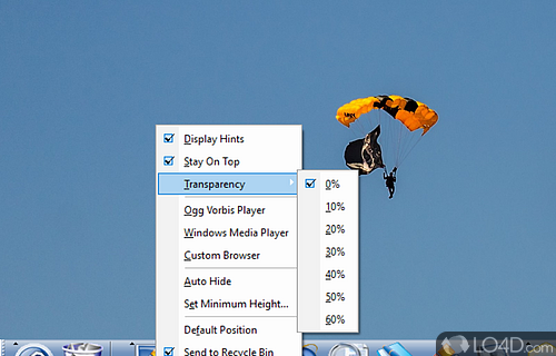 User interface - Screenshot of MAC DOCK