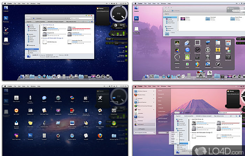 Screenshot of Mac OS X Lion Skin for Windows 7 - User interface