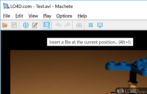 Easily cut and join AVI, WMV and ASF video files - Screenshot of Machete Video Editor Lite