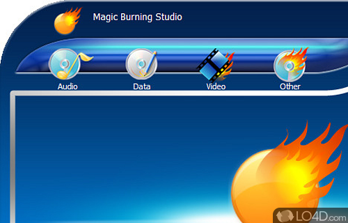 Screenshot of Magic Burning Studio - Software solution that can burn movies as video DVD, Video CD (VCD)