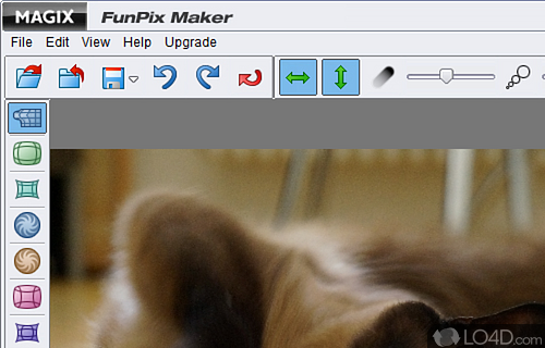 Deformation tools - Screenshot of MAGIX FunPix Maker