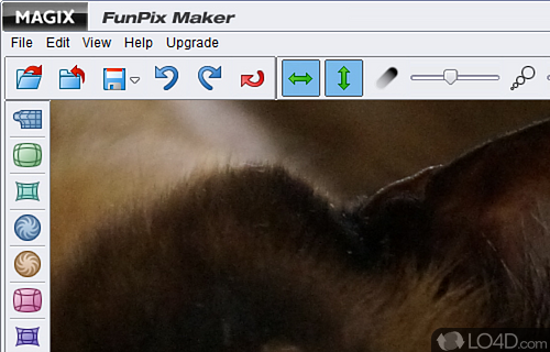 User interface - Screenshot of MAGIX FunPix Maker
