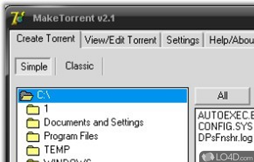 MakeTorrent Screenshot
