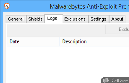 User interface - Screenshot of Malwarebytes Anti-Exploit