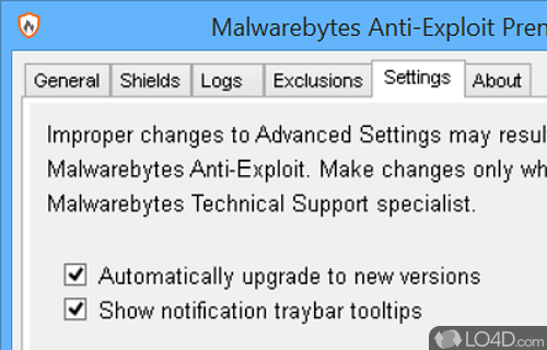 Malwarebytes Anti-Exploit screenshot