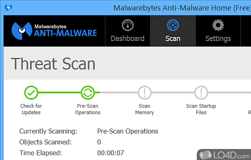 Hassle-free installation and highly intuitive GUI - Screenshot of Malwarebytes