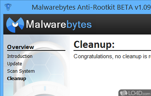 Malwarebytes Anti-Rootkit screenshot