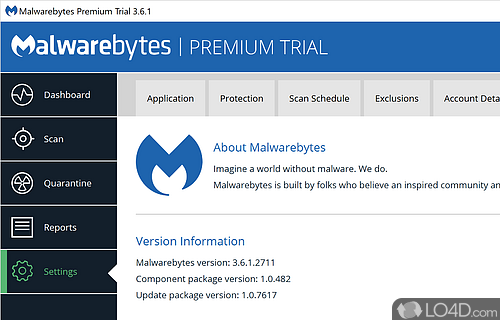 Exclusions - Screenshot of Malwarebytes Premium