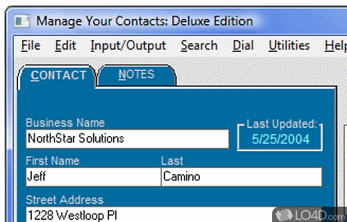 Screenshot of Manage Your Contacts - No nonsense contact manager