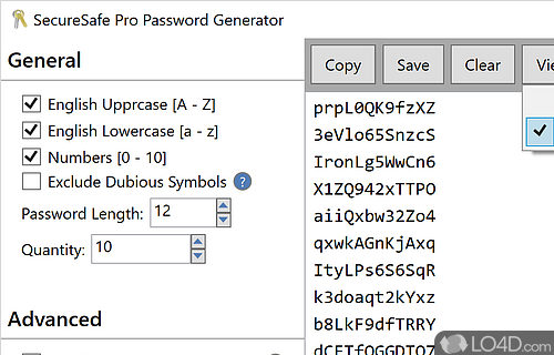 Mar Password Generator Screenshot