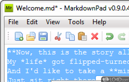 MarkdownPad Screenshot