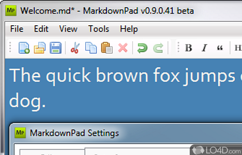 MarkdownPad Screenshot