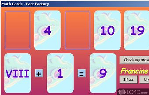 MathCards Screenshot