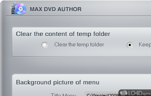 Max DVD Author screenshot