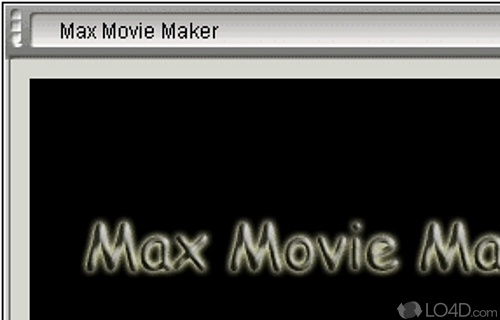 Screenshot of Max Movie Maker - User interface
