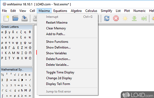 Maxima screenshot