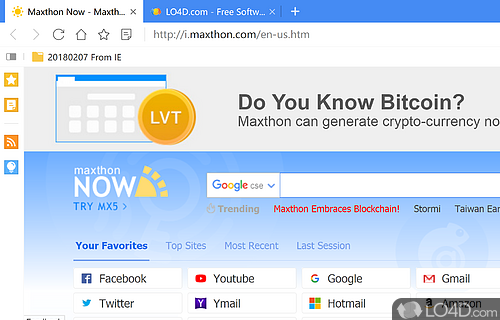 Maxthon Browser Screenshot