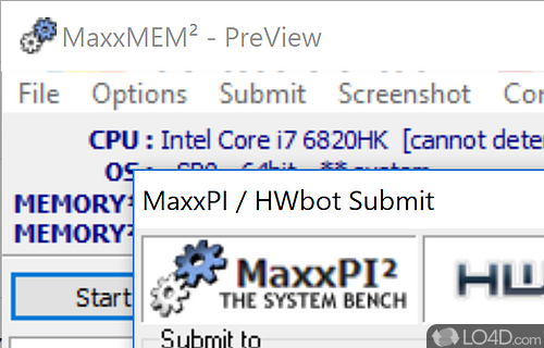 MaxxMEM2 Screenshot