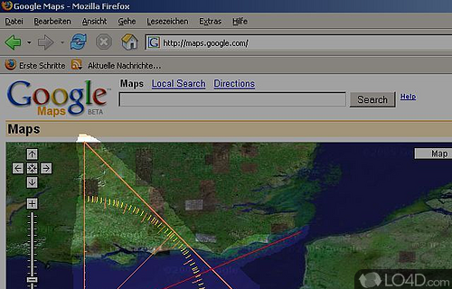 Screenshot of MB-Ruler - Measure distances or angles directly on desktop