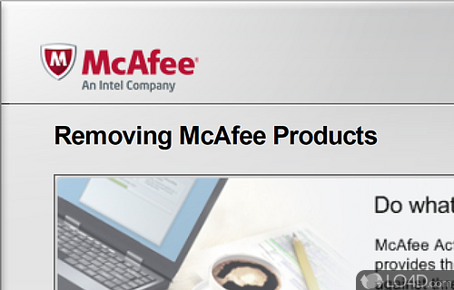 McAfee Consumer Product Removal Tool Screenshot
