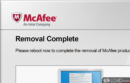 How to uninstall McAfee Windows security software from Windows PC - Screenshot of McAfee Consumer Product Removal Tool