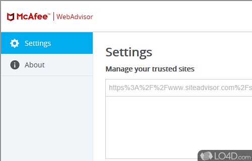 McAfee SiteAdvisor Screenshot