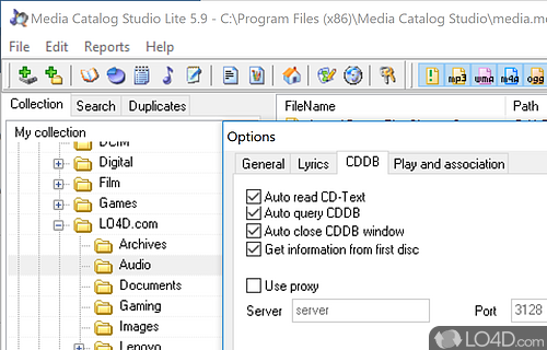 Media Catalog Studio screenshot