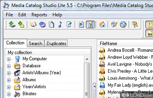 Screenshot of Media Catalog Studio Lite - Catalog and classify media collection easily